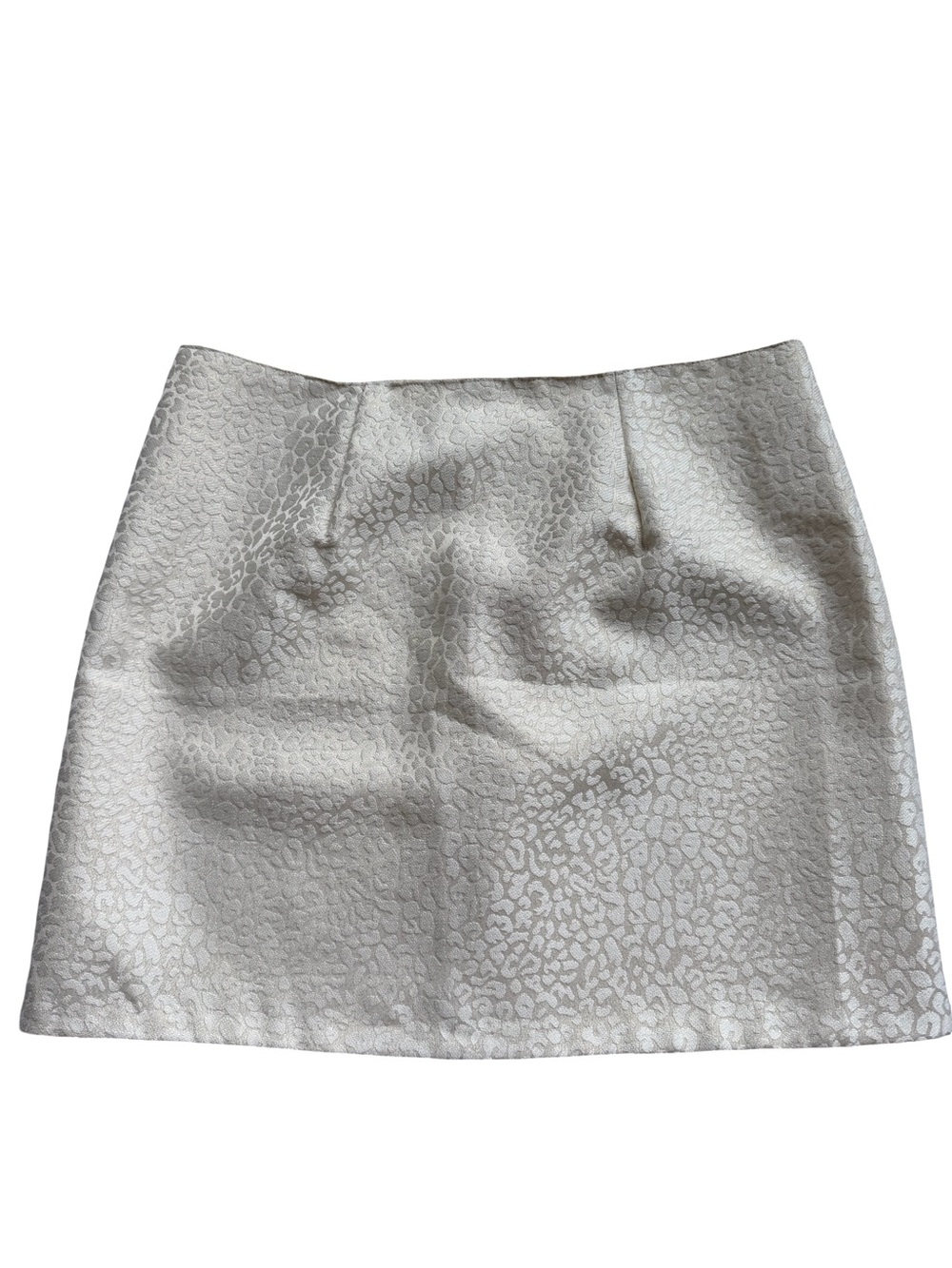 Dior Champagne Jacquard Mini Skirt